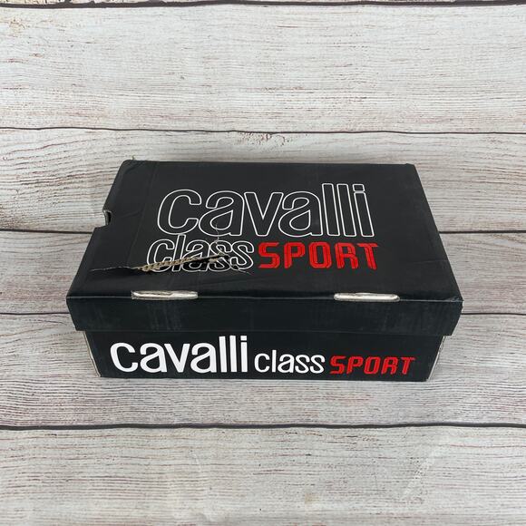 Cavalli Class Sport S23-S00CW8643 Womens Size EU 39 US 6.5 Sneakers Black - Picture 3 of 11